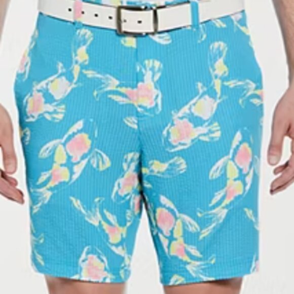 PGA Tour Other - PGA TOUR 7 Inch Men's Golf Short Waist 36 NWT Golf Color Scuba Blue #0041